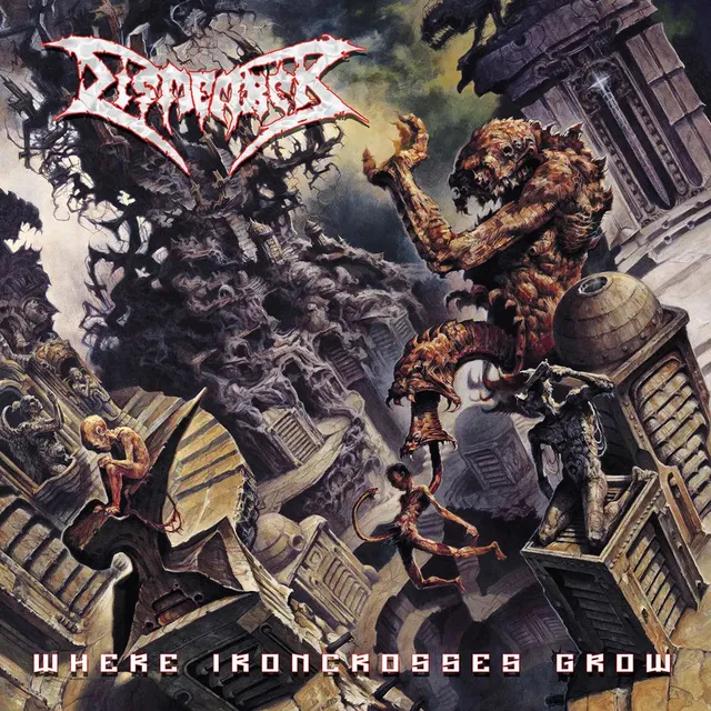 Dismember Where Ironcrosses Grow LP marmorert