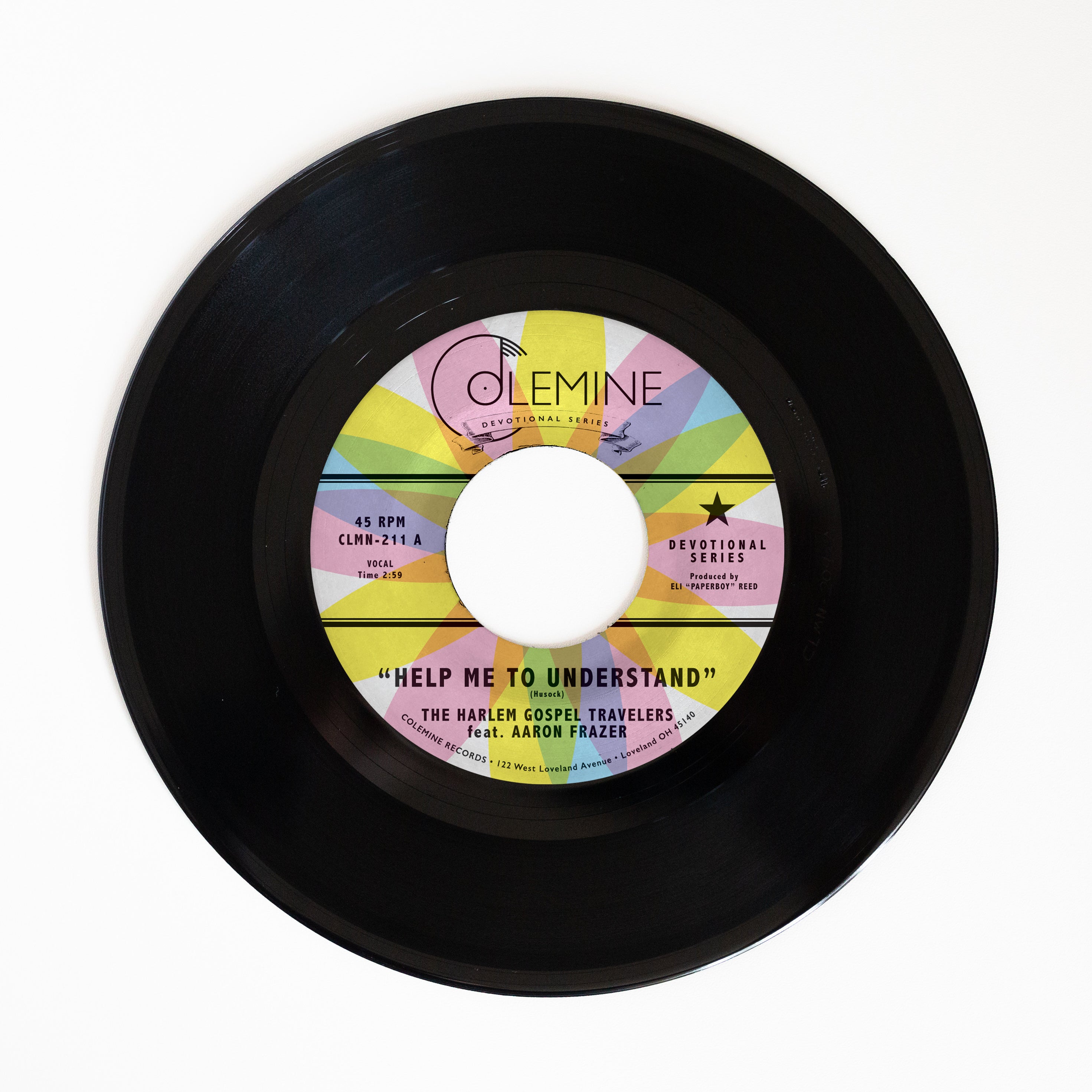 Harlem Gospel Travelers Help Me To Understand vinyl 7 svart