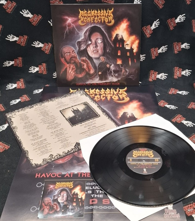 Aggressive Perfector Havoc At the Midnight Hour LP svart vinyl
