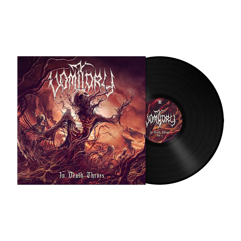 Vomitory In Death Throes LP svart vinyl death metal