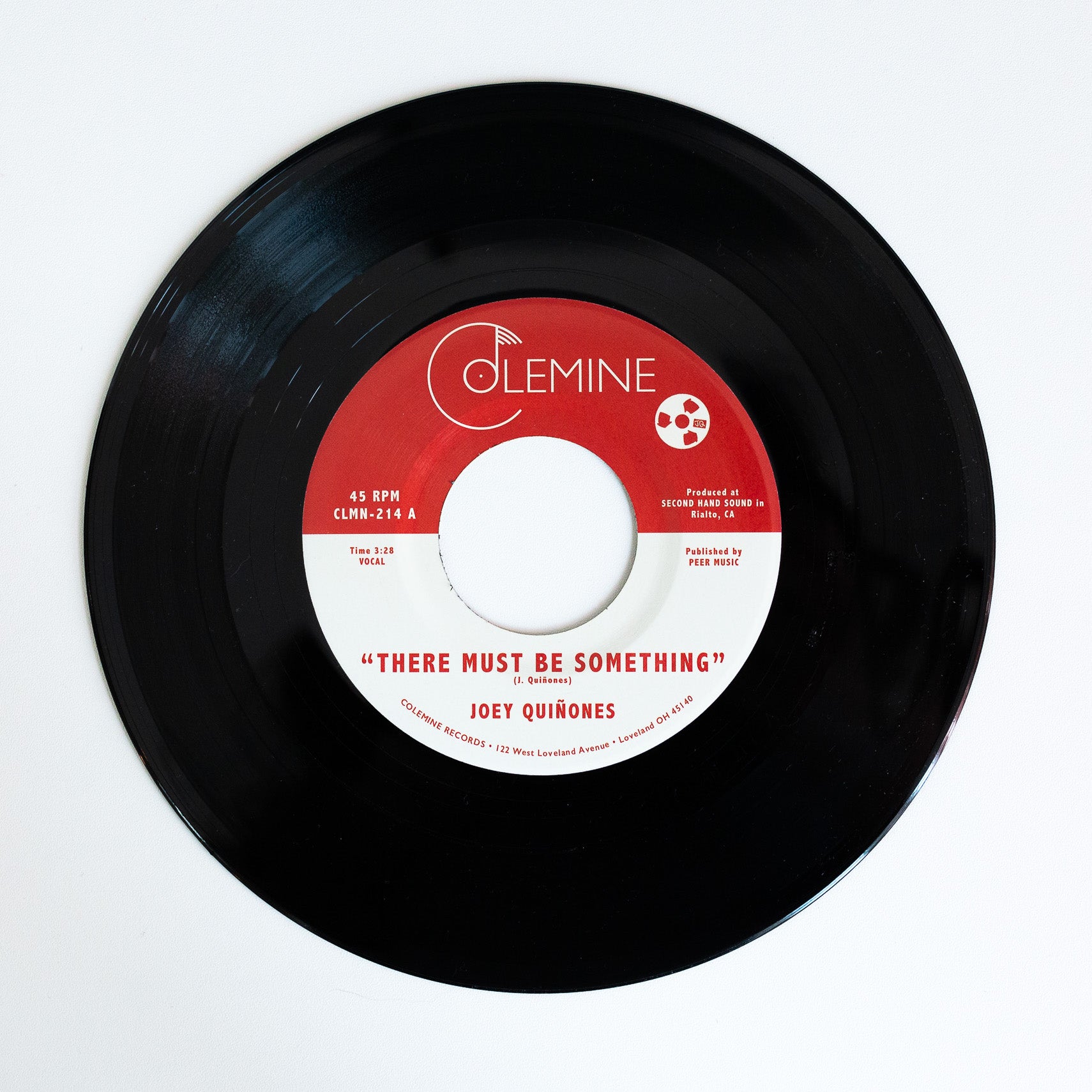 Colemine Joey Quiñones There Must Be Something singel 7" klar vinyl soul