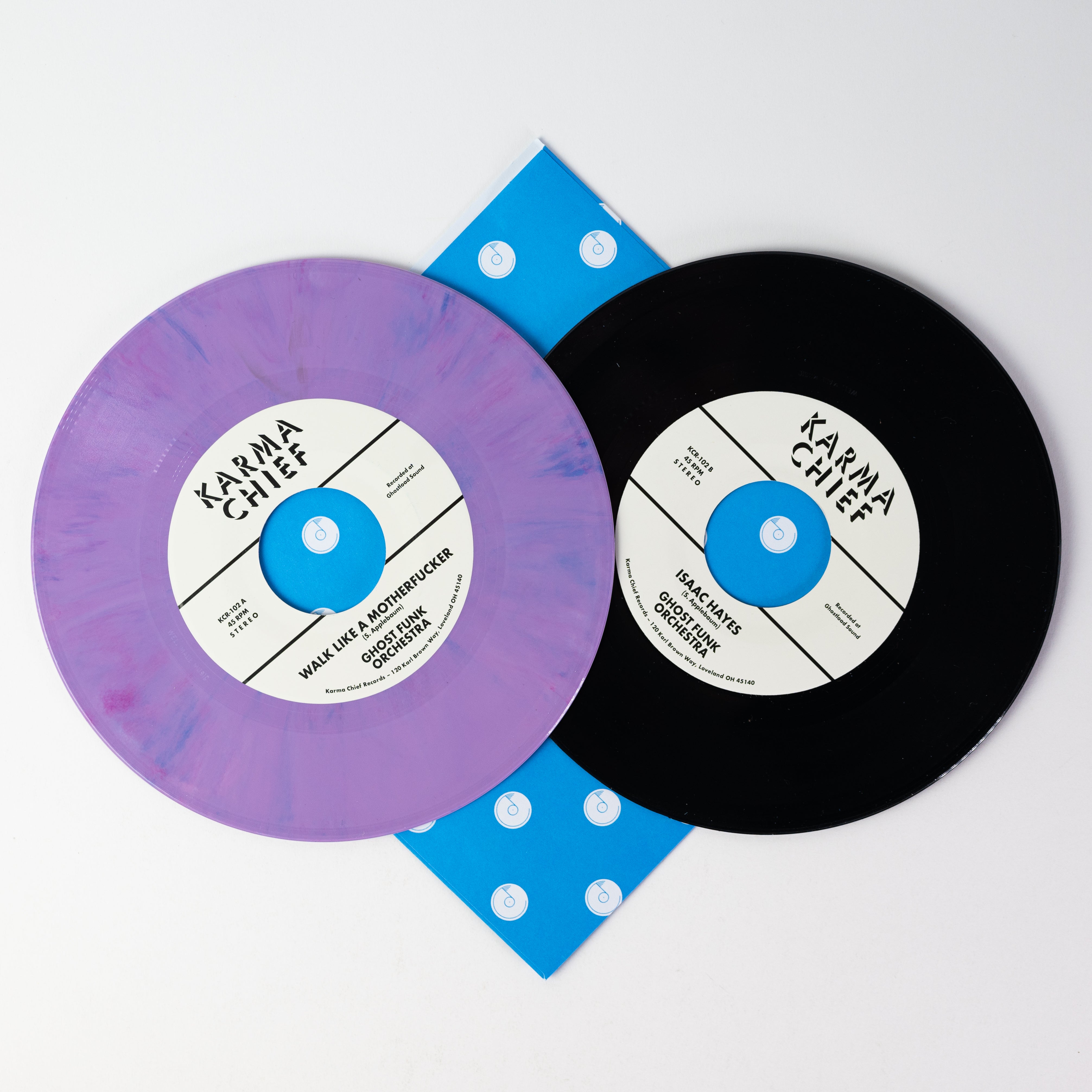 Karma Chief Ghost Funk Orchestra Walk Like 7" lilla