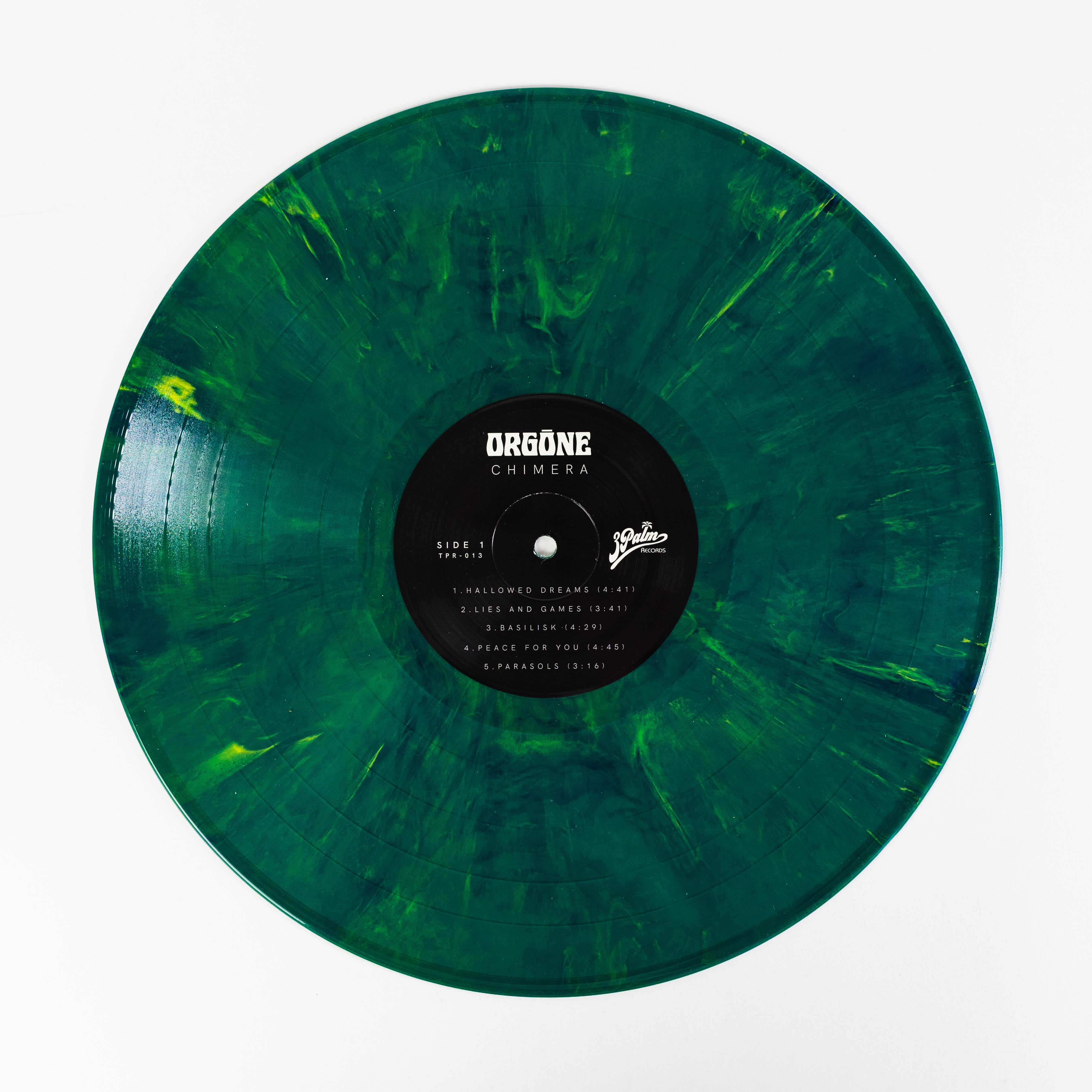 3 Palm Orgone Chimera vinylplate LP grønn psykedelisk soul