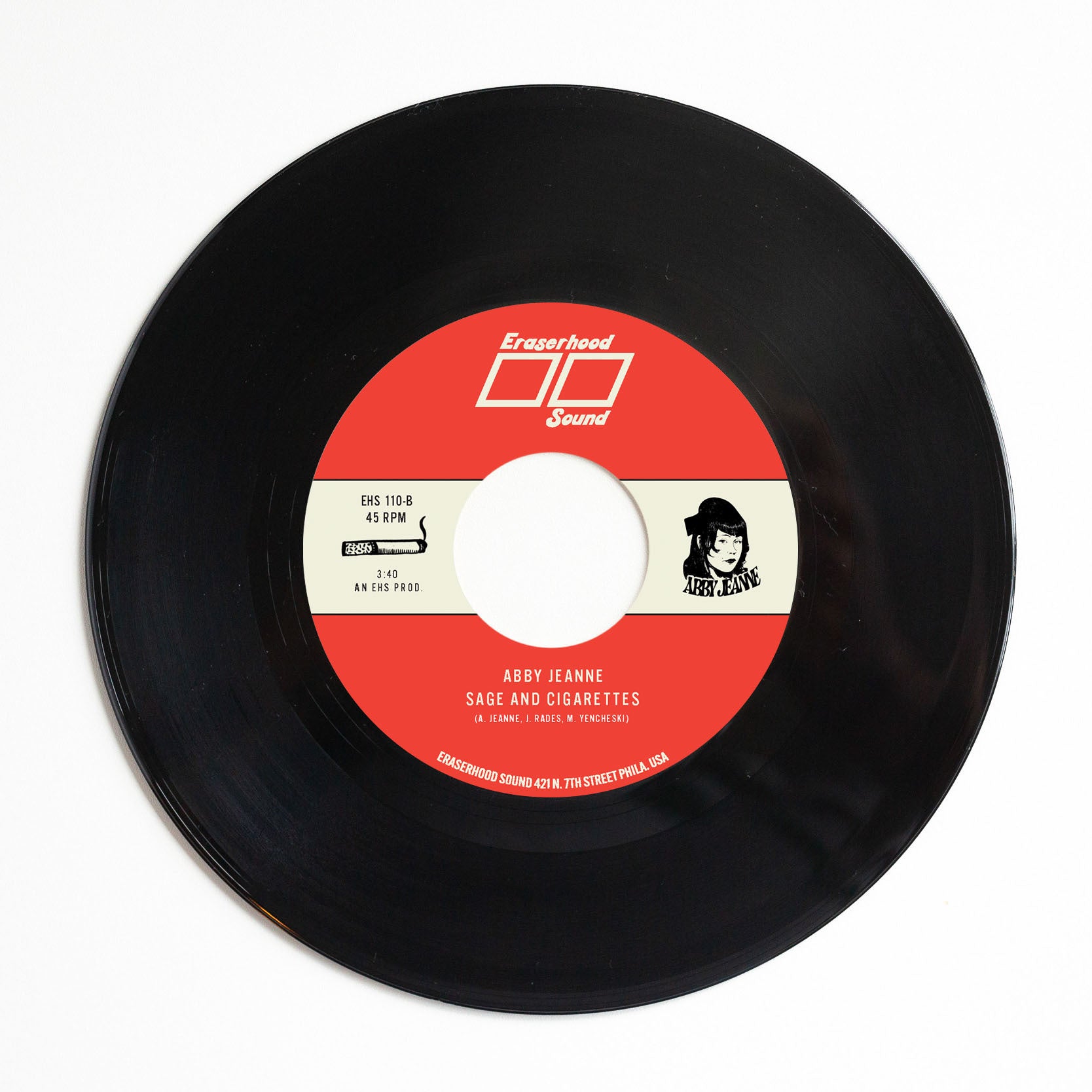 Abby Jeanne Know Better singel blå vinyl 7-tommer