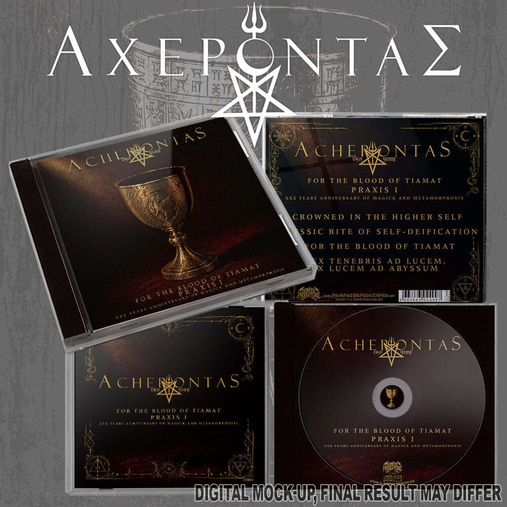 Acherontas For The Blood Of Tiamat CD ritual