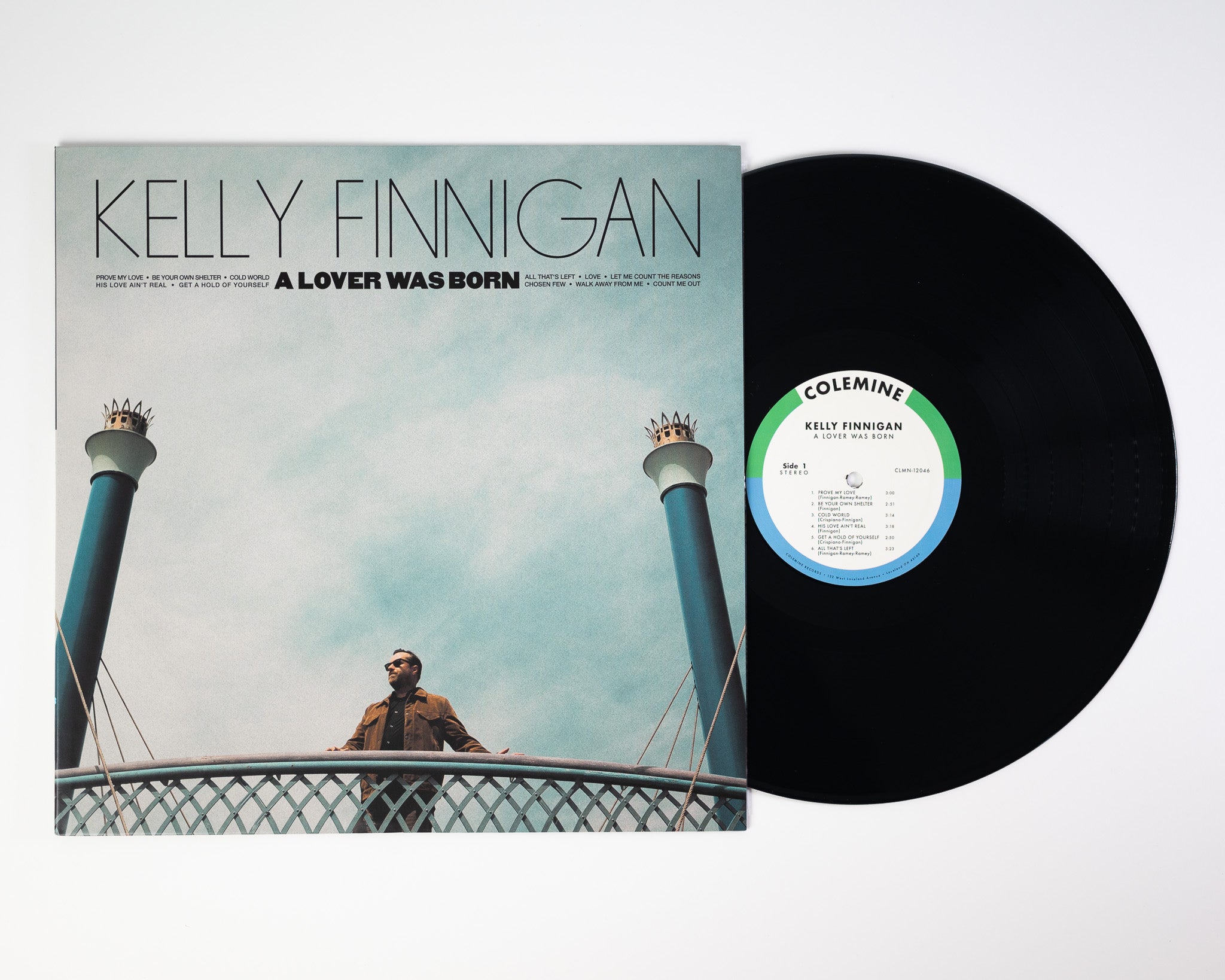 Kelly Finnigan A Lover Was Born vinylplate cyanblå soul