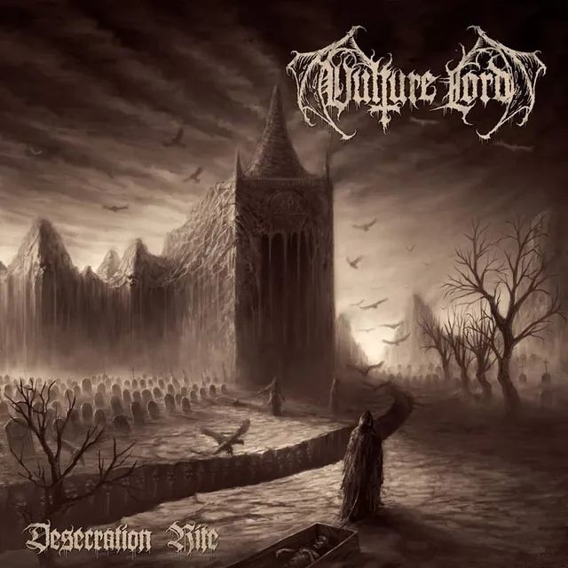 Vulture Lord Desecration Rite vinyl LP black metal