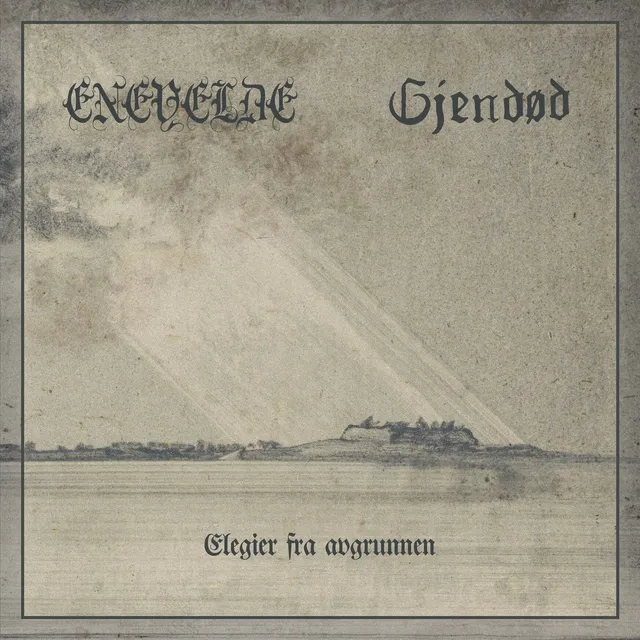 Enevelde Gjendød Elegier fra Avgrunnen LP vinyl split