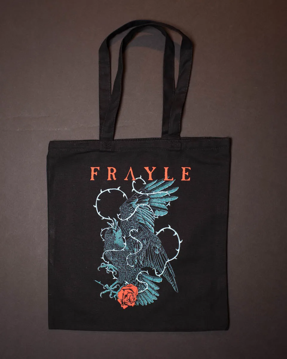 Frayle Raven totebag tung canvas tofarget
