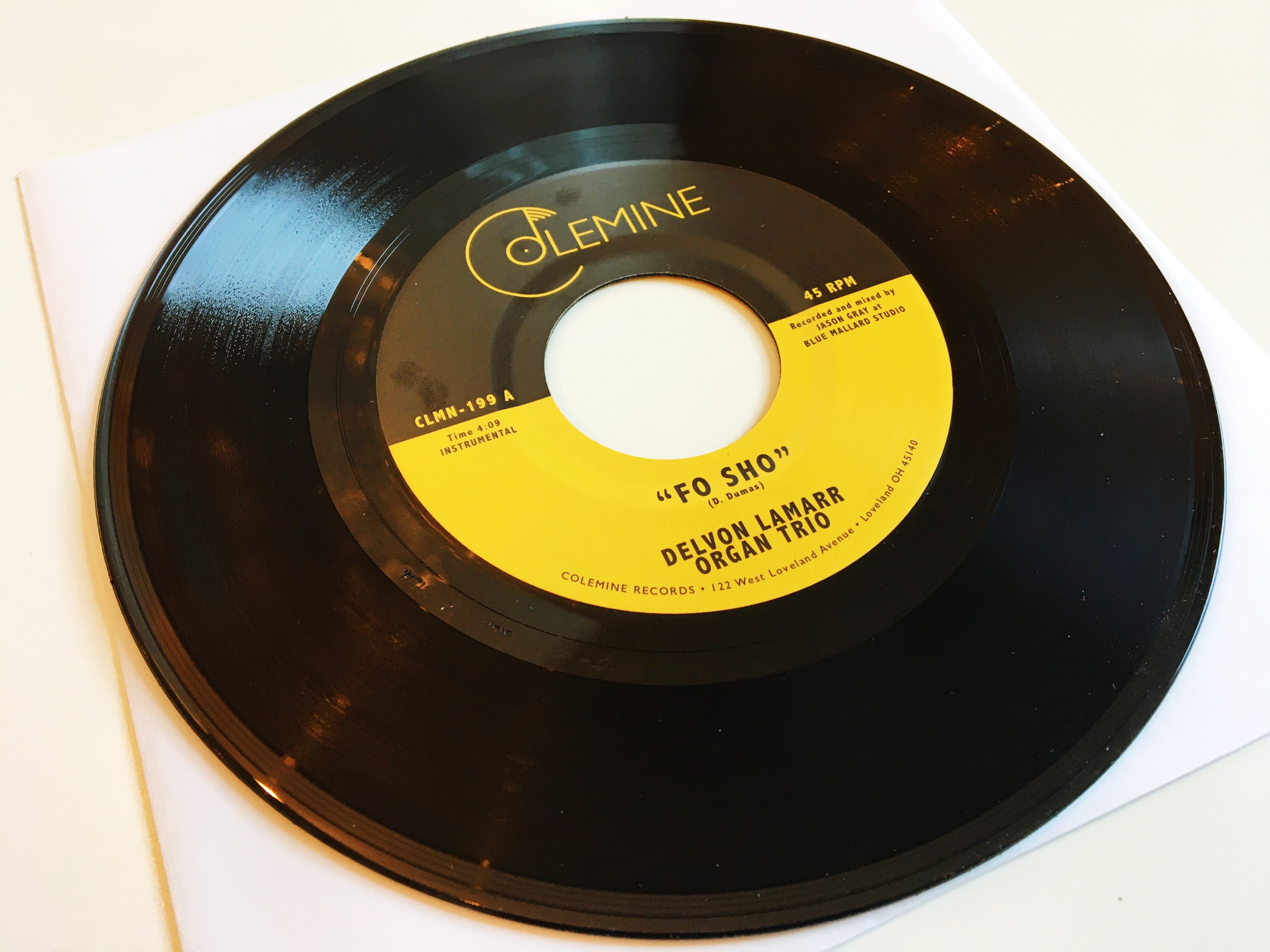 Delvon Lamarr Organ Trio Fo Sho 7" vinyl rosa limited