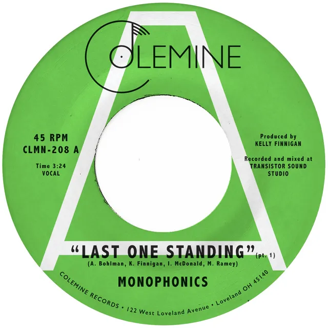 Monophonics Last One Standing 7-tommer svart vinyl