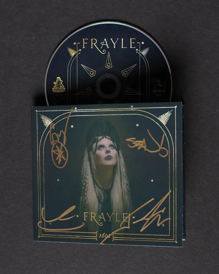 Frayle 1692 CD og bok signert