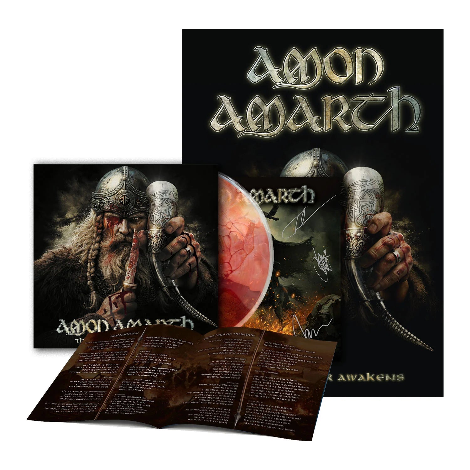 Amon Amarth The Allfather Awakens LP liquid vinyl melodeath