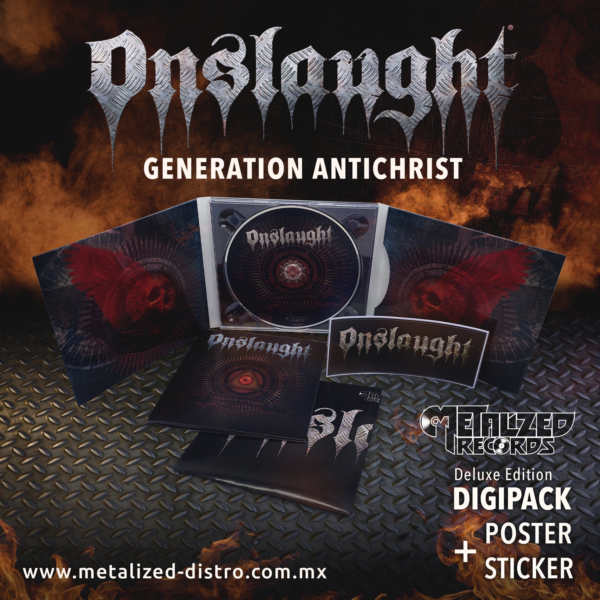 Onslaught Generation Antichrist CD digipak ltd