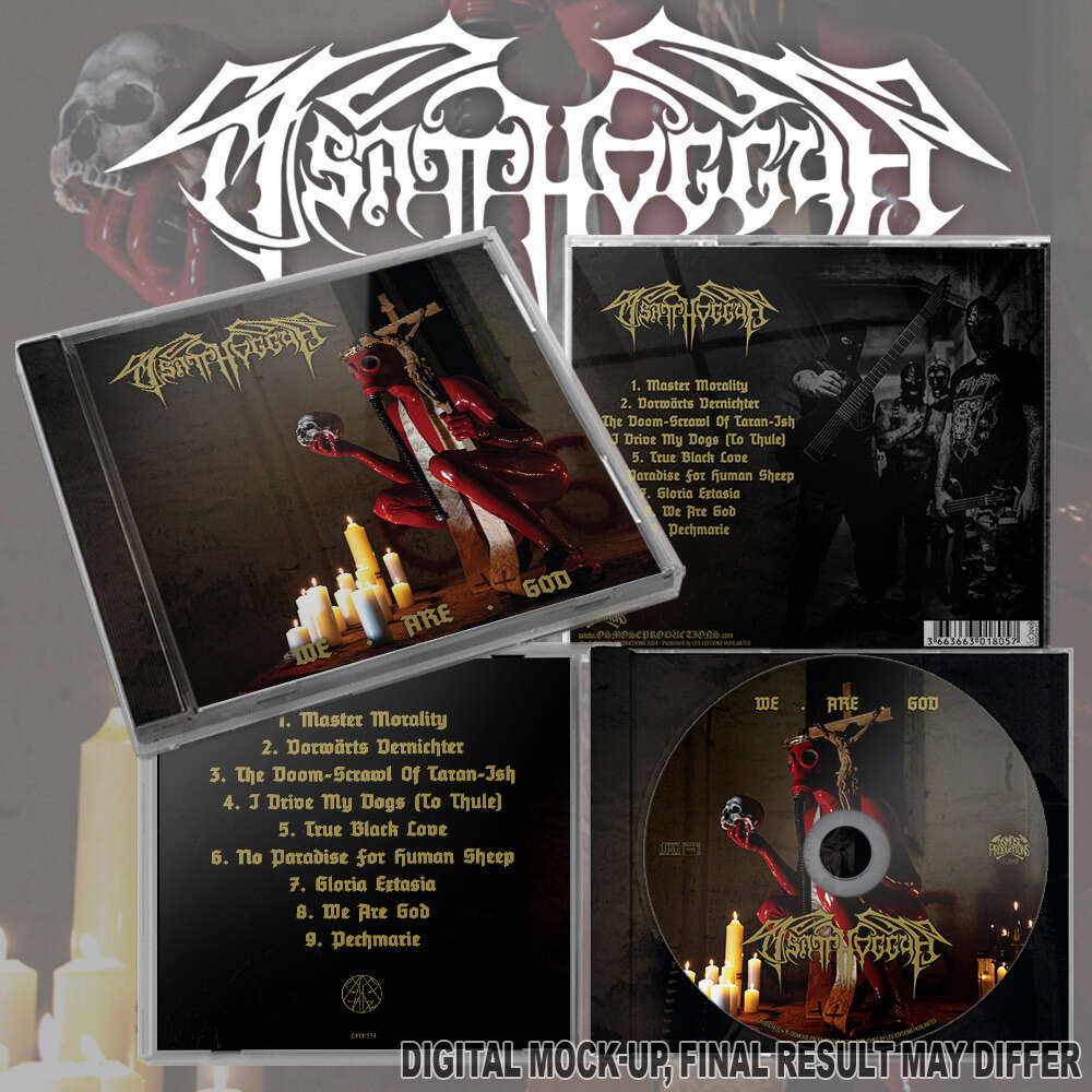 Tsatthoggua We Are God CD jewelcase black metal