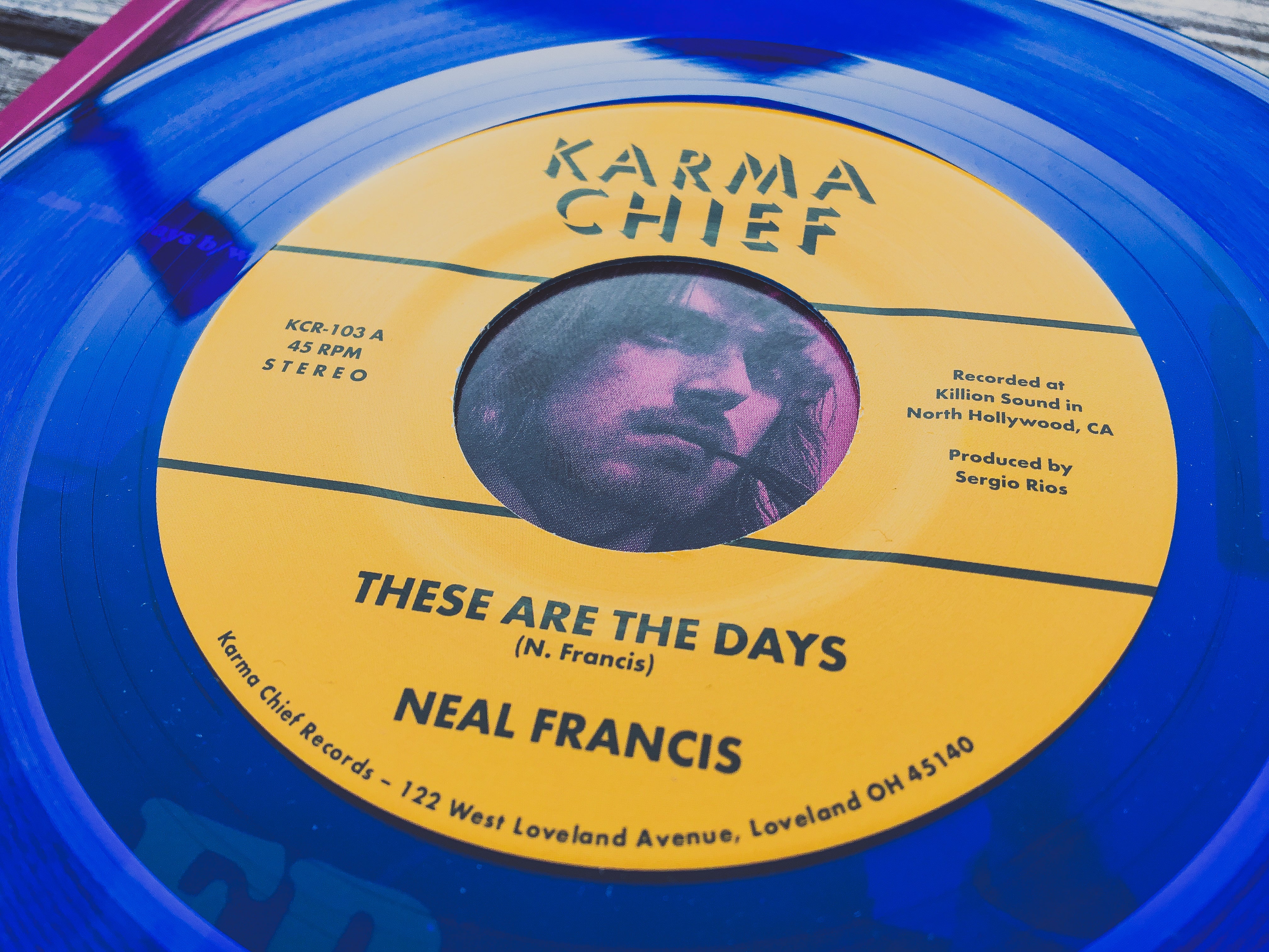 Neal Francis These Are The Days 7-tommer svart vinyl