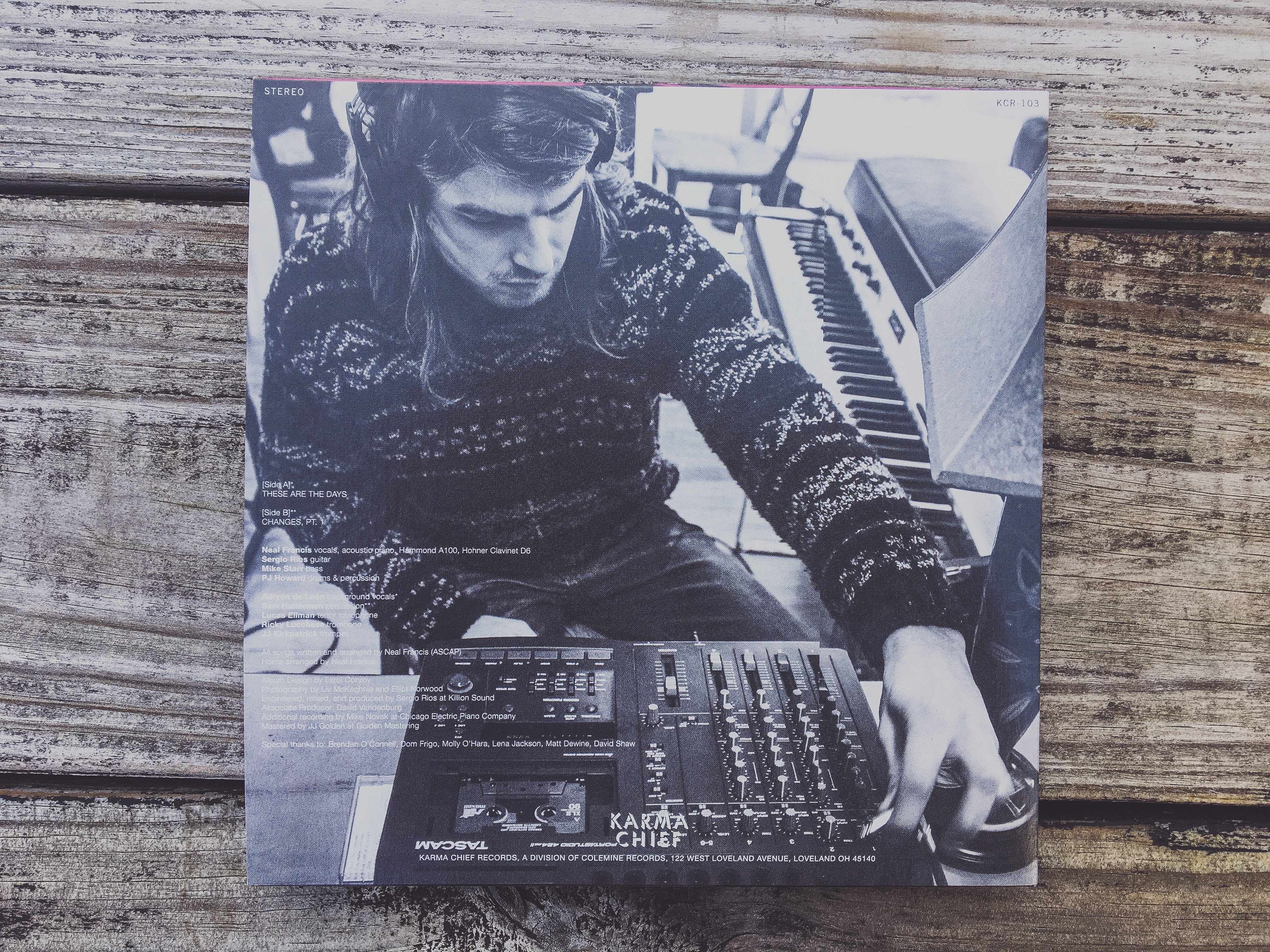 Neal Francis These Are The Days 7-tommer svart vinyl