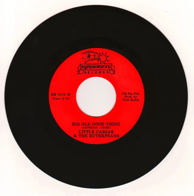 Little Caesar It Was Love 7" vinylsingel ballade svart vinyl