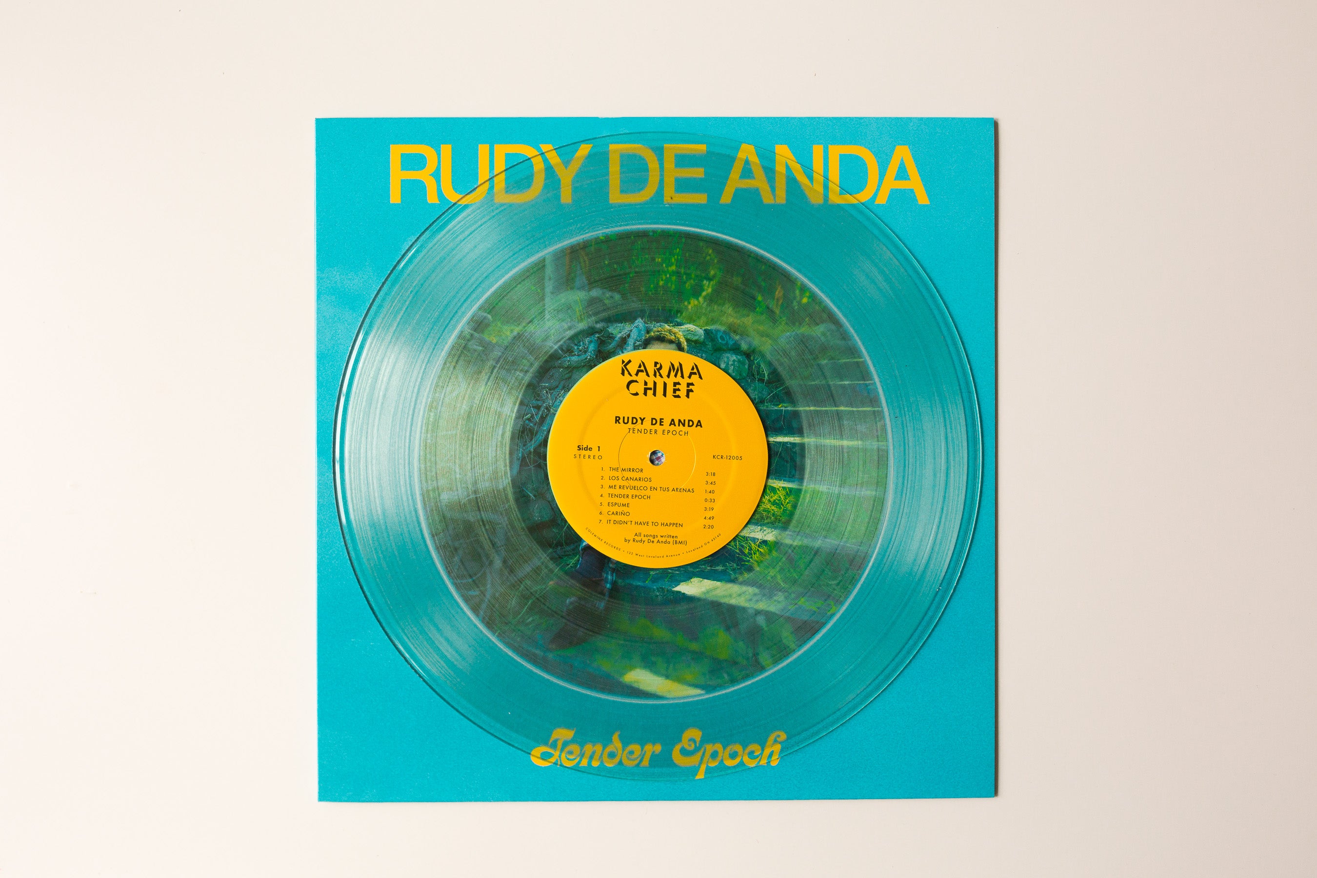 Rudy De Anda Tender Epoch LP svart vinyl latin-psych