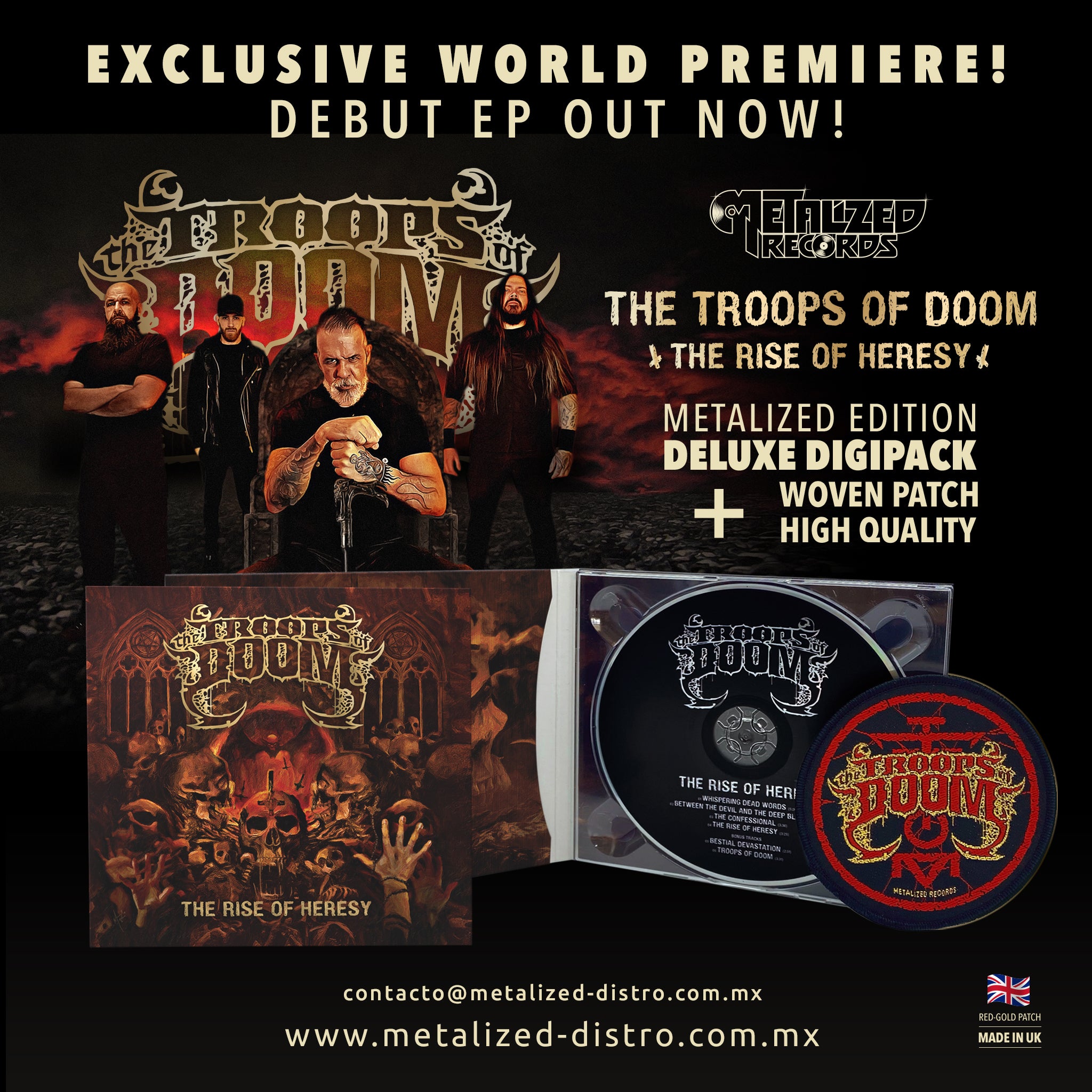Troops of Doom Rise of Heresy MCD CD + patch