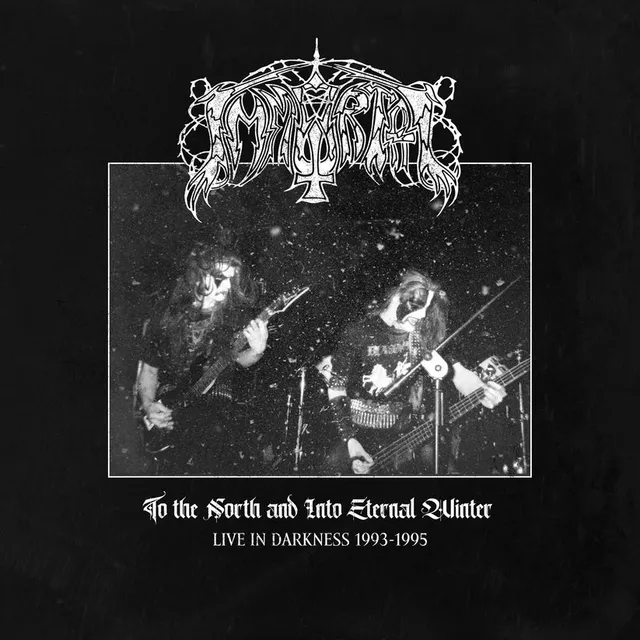 IMMORTAL Live in Darkness 1993-1995 LP svart