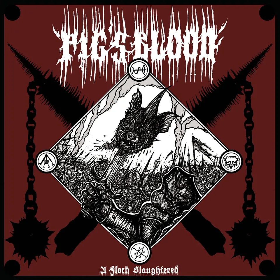 Pig's Blood A Flock Slaughtered LP vinyl svart