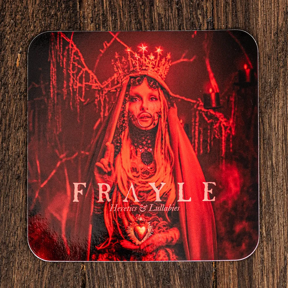 Frayle Heretics & Lullabies klistremerke 4x4