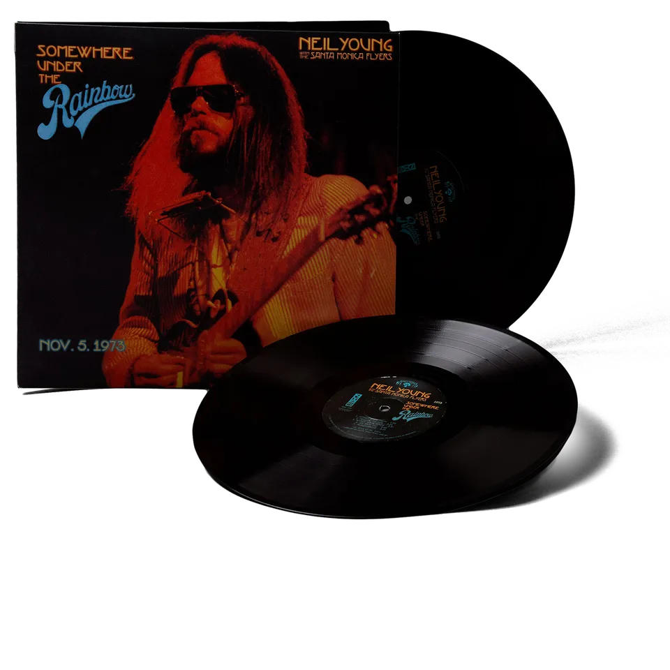 Neil Young Somewhere Under the Rainbow 1973 dobbel-LP live
