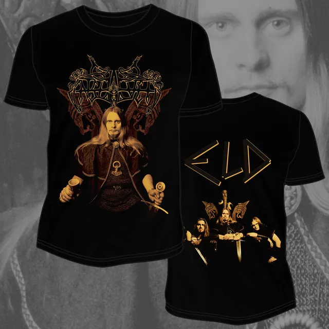 Enslaved Eld 2025 T-skjorte official merch svart