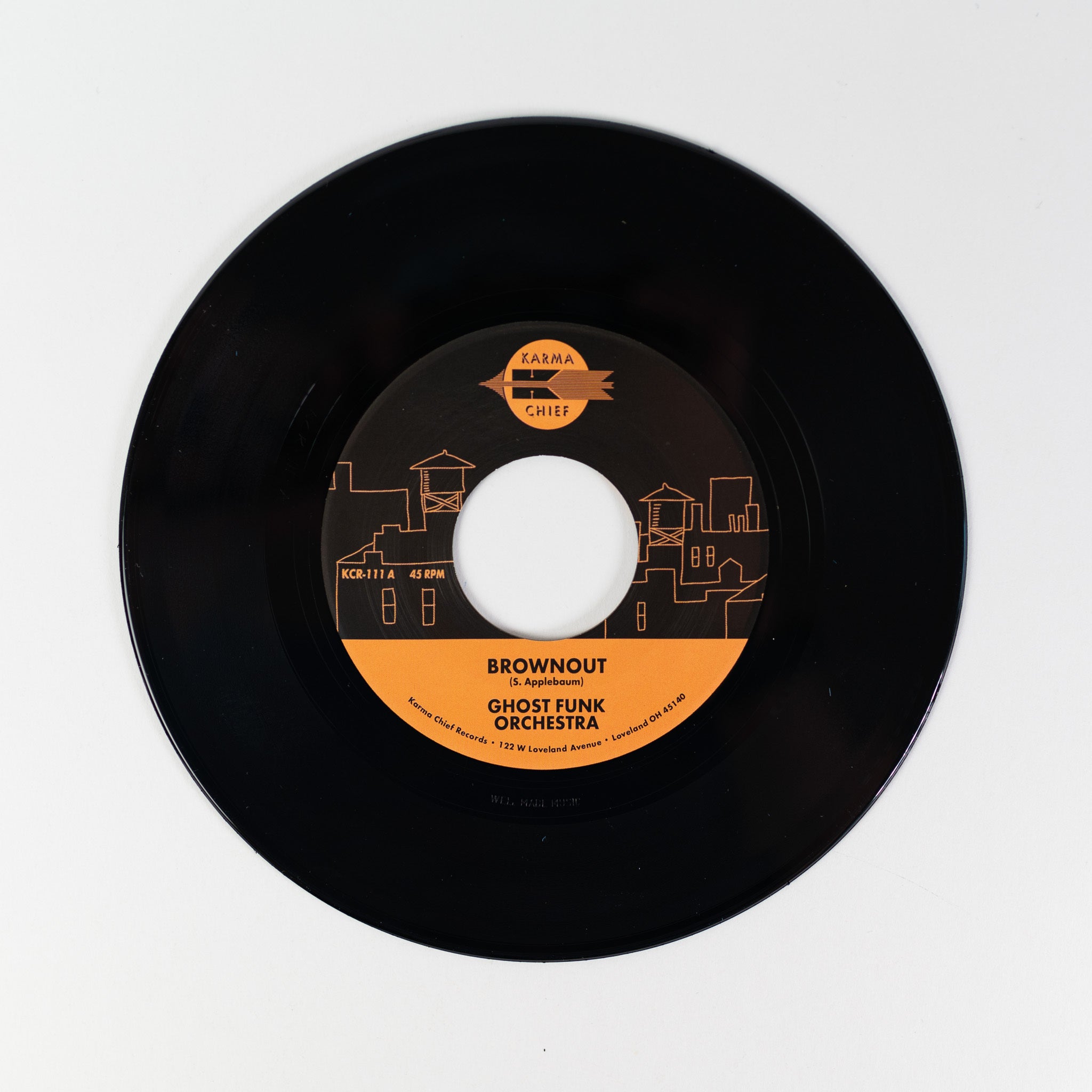 Karma Chief Ghost Funk Brownout 7-tommer rød vinylsingel