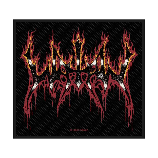 WATAIN Flaming Logo patch brodert merke