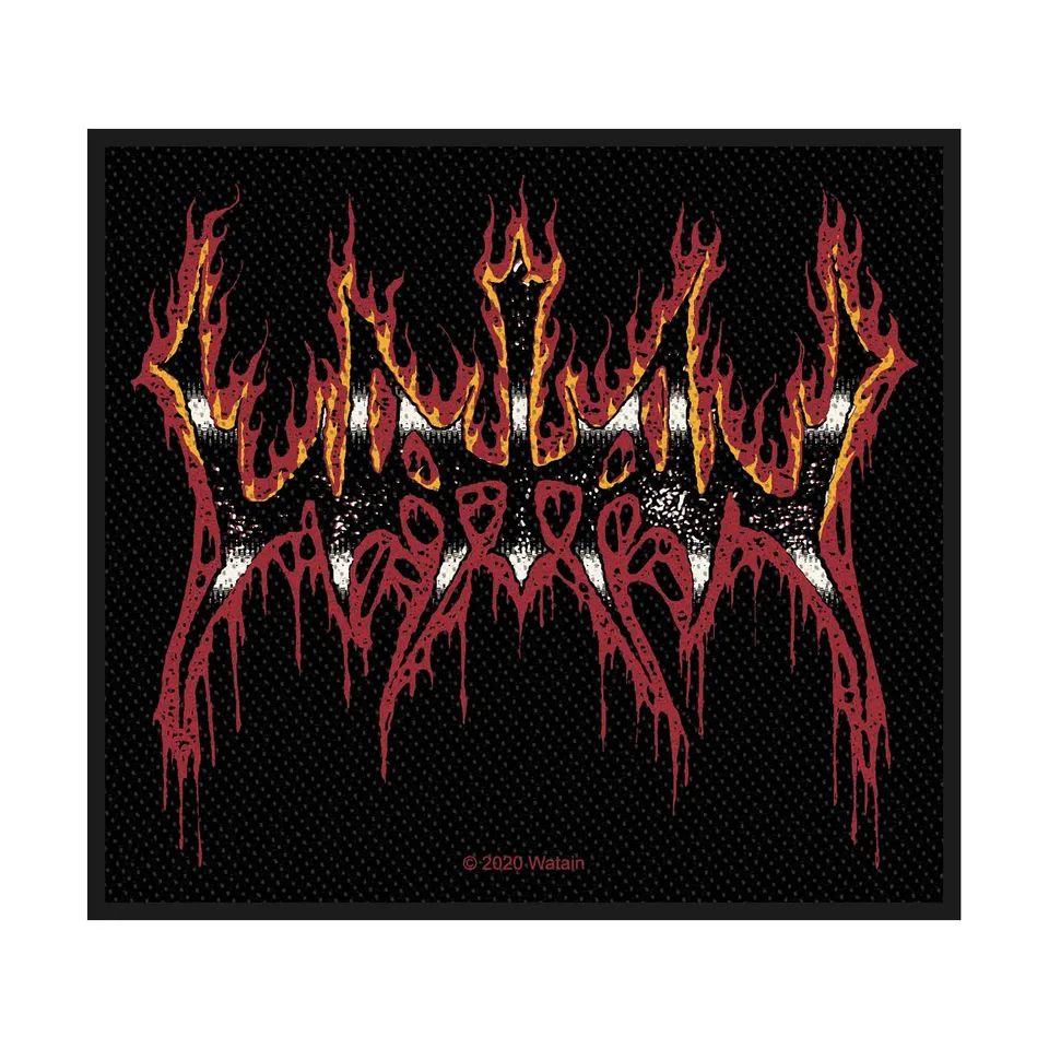 WATAIN Flaming Logo patch brodert merke