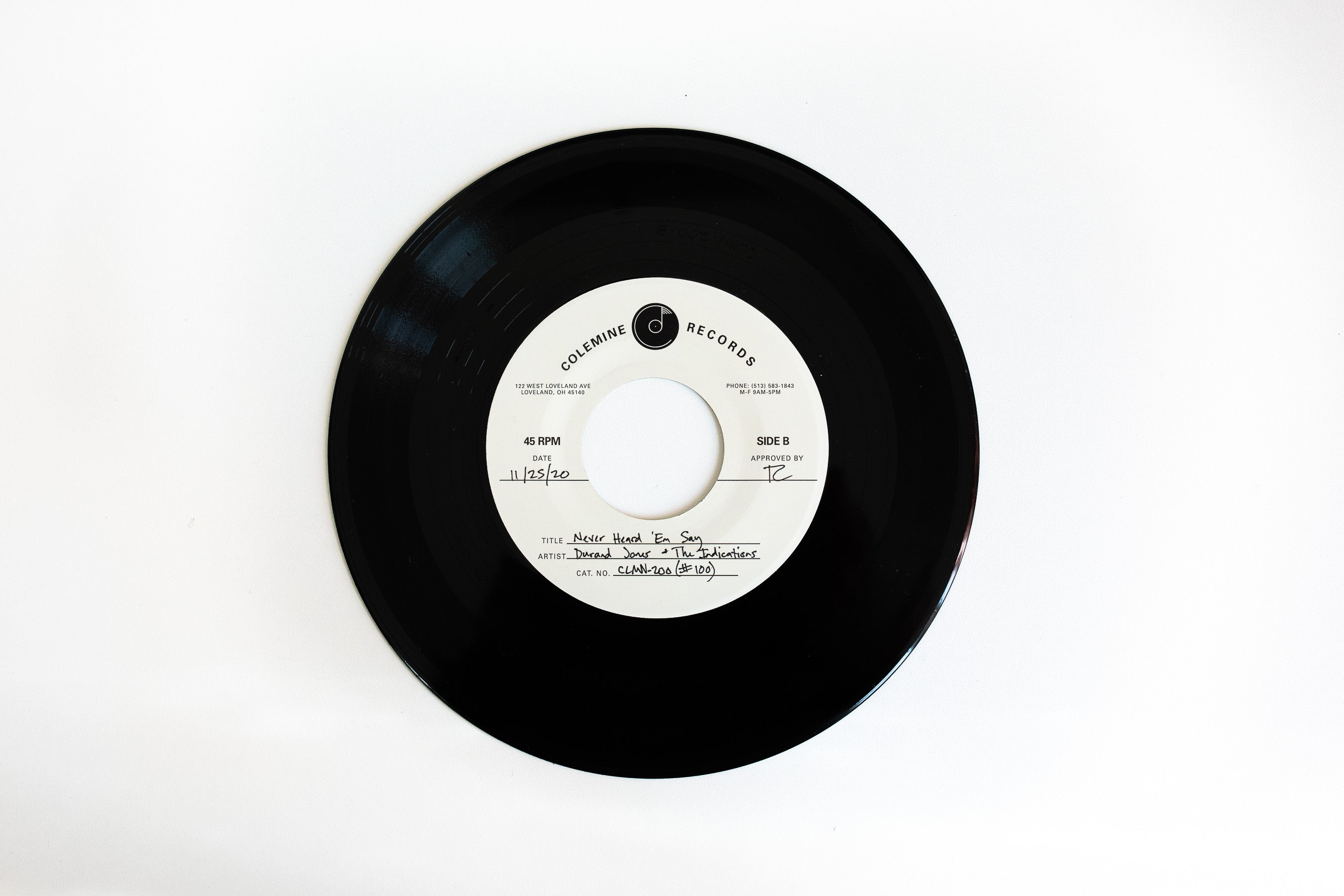 Durand Jones Power To The People vinylsingel 7" blue label