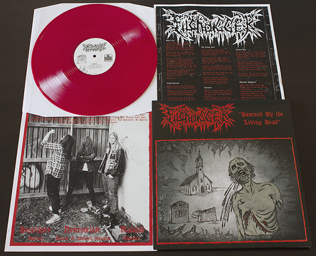 Filthdigger Damned by the Living Dead LP rød vinyl