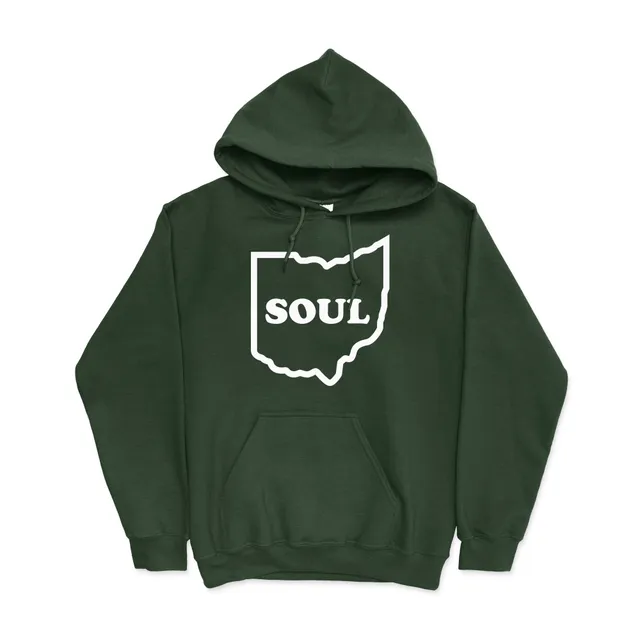 Ohio Soul hettegenser skogsgrønn bomull/polyester