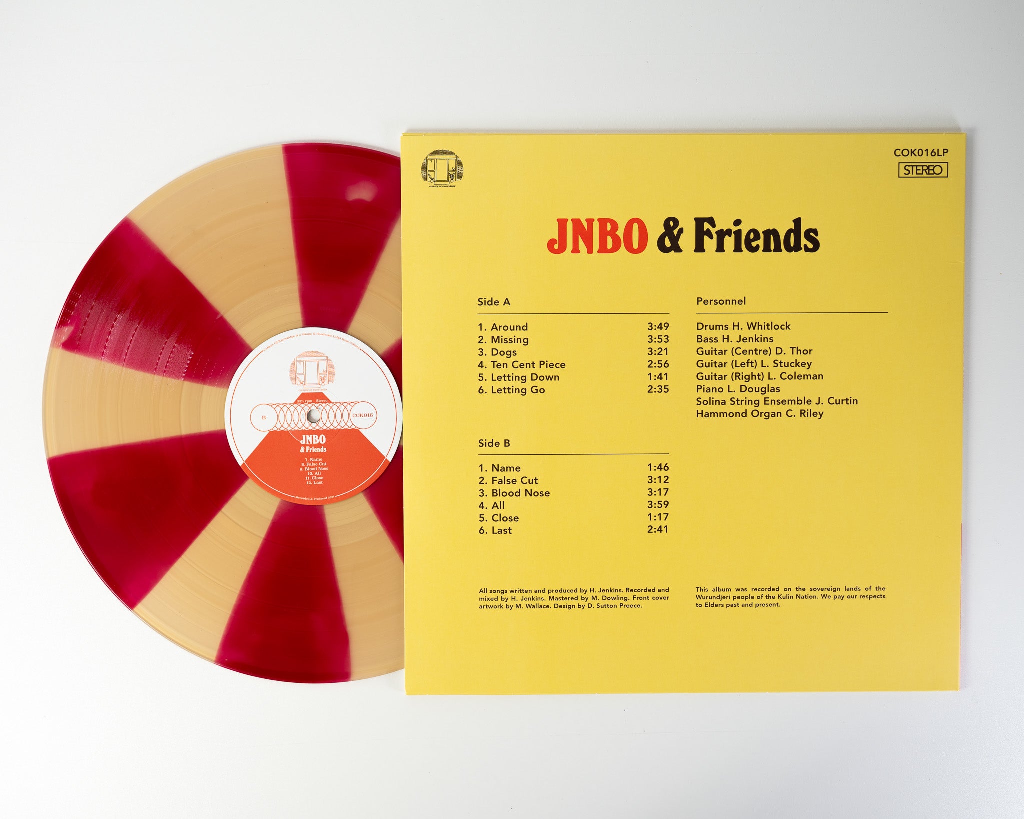 Colemine Jnbo & Friends vinylplate svart LP instrumental