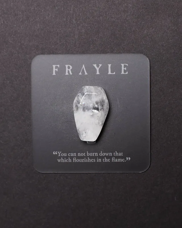 Frayle Natural Quartz Coffin krystall