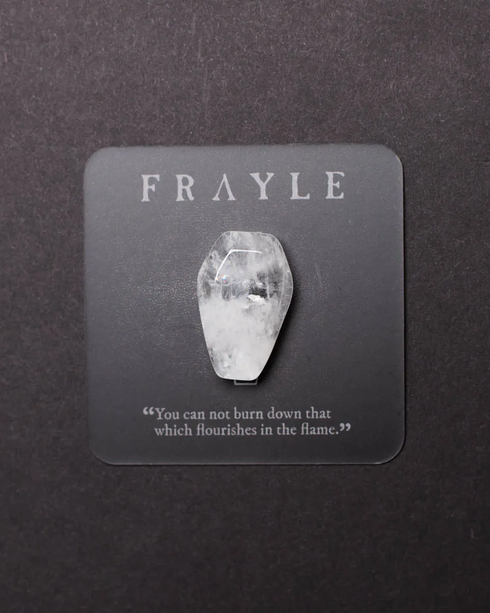 Frayle Natural Quartz Coffin krystall