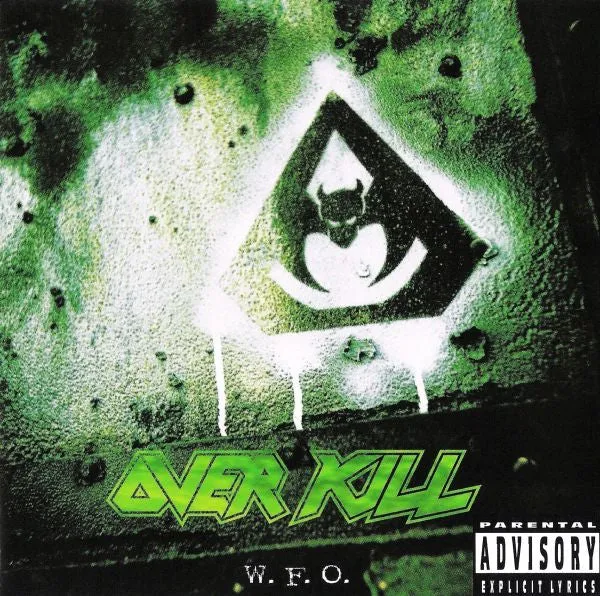 Overkill W.F.O. LP clear marble vinyl