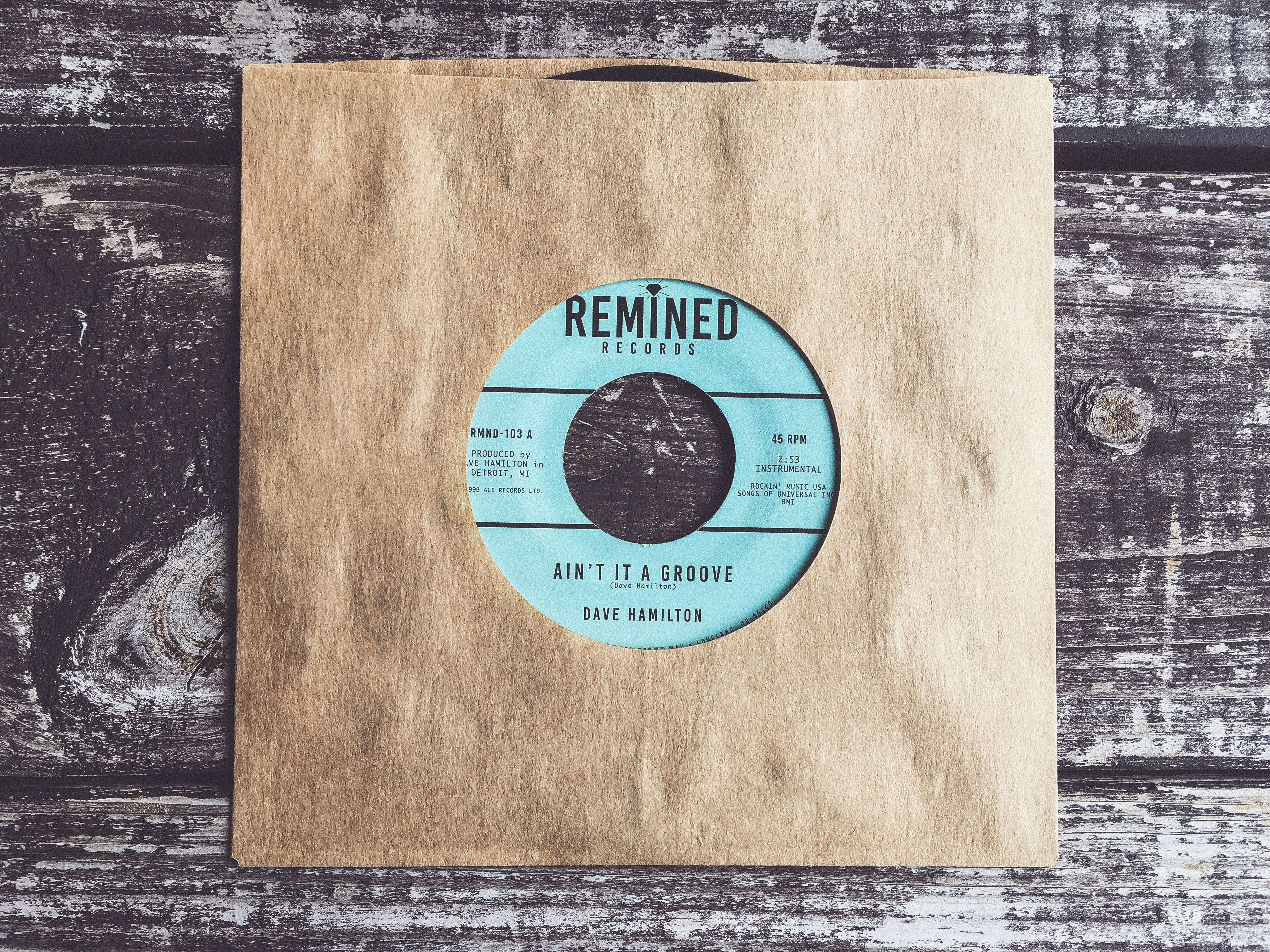 Dave Hamilton Ain't It A Groove 7" vinylsingel soul