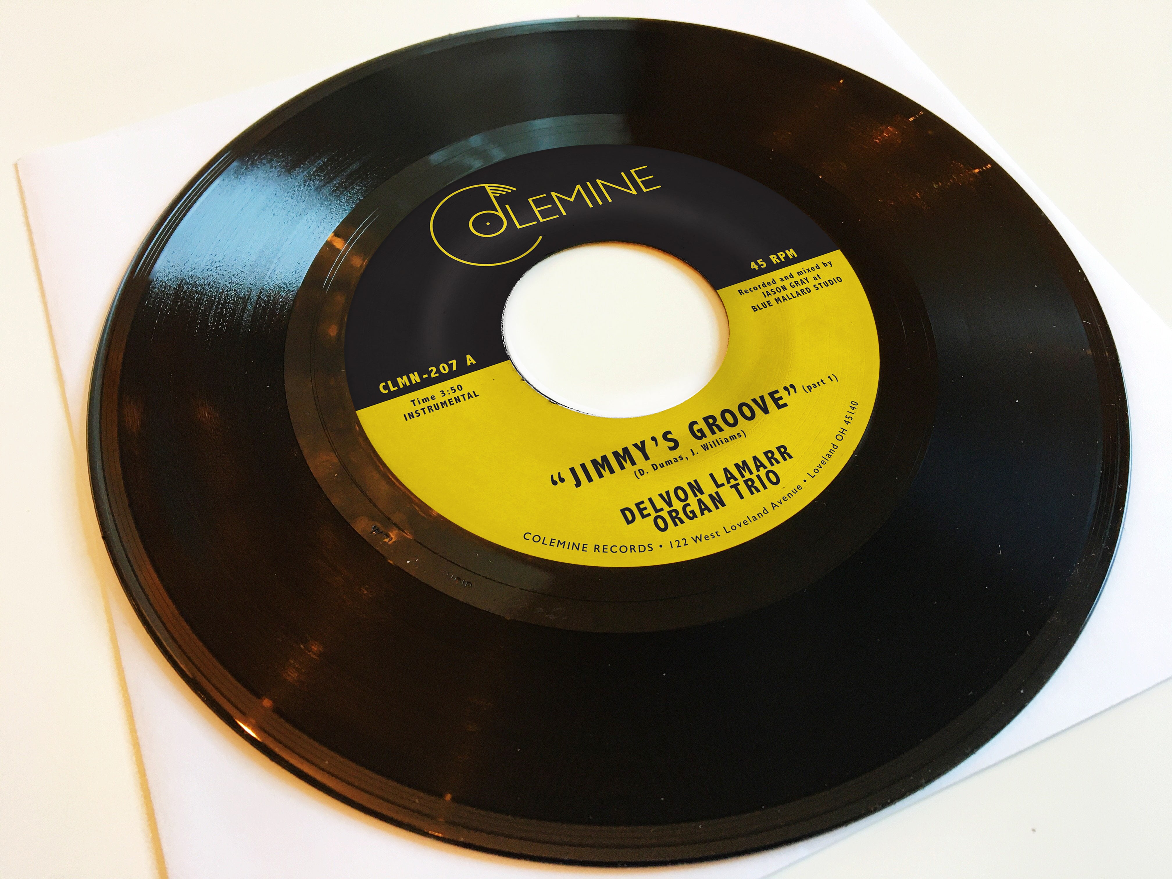 Delvon Lamarr Organ Trio Jimmy's Groove 7" vinyl rosa