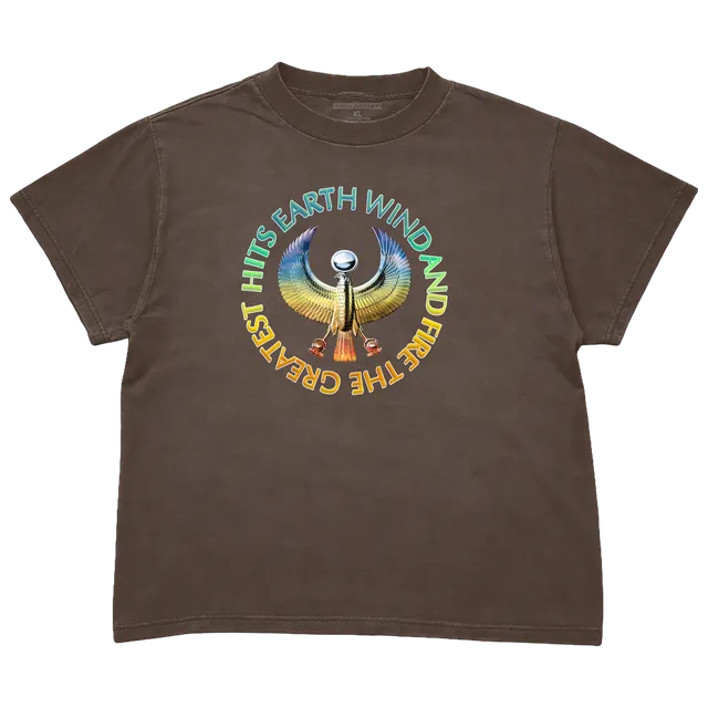 Earth, Wind & Fire Phoenix t-skjorte falmet brun unisex