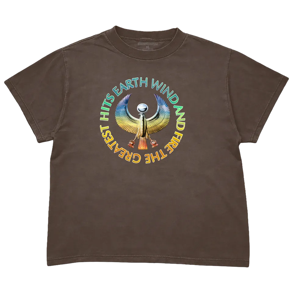 Earth, Wind & Fire Phoenix t-skjorte falmet brun unisex