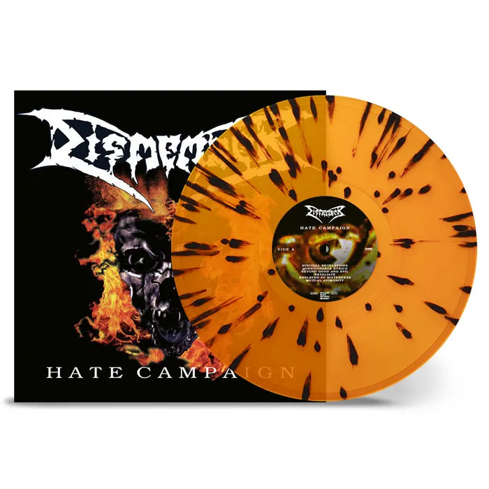 Dismember Hate Campaign LP orange splatter vinyl