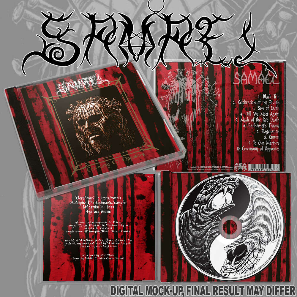 Samael Ceremony Of Opposites CD jewelcase 2025