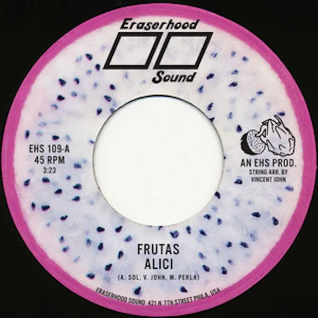 Alici Frutas vinylsingel 7-tommer rosa vinyl