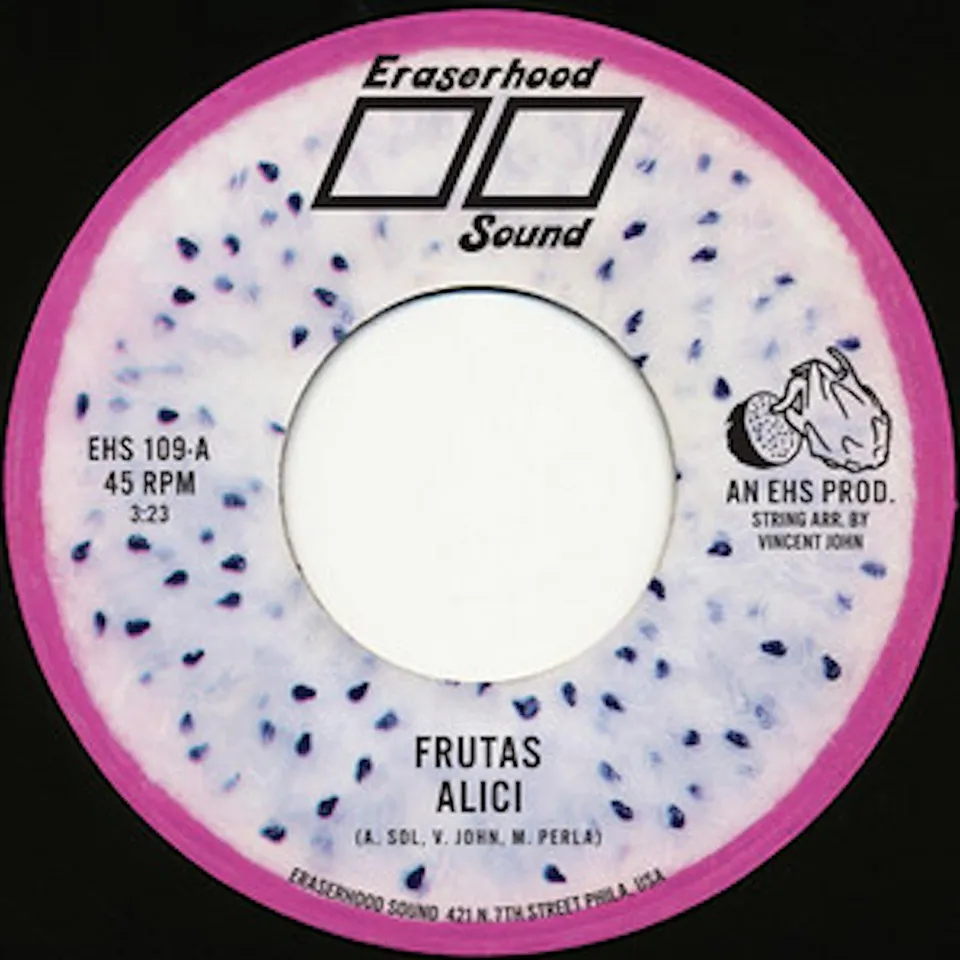 Alici Frutas vinylsingel 7-tommer rosa vinyl