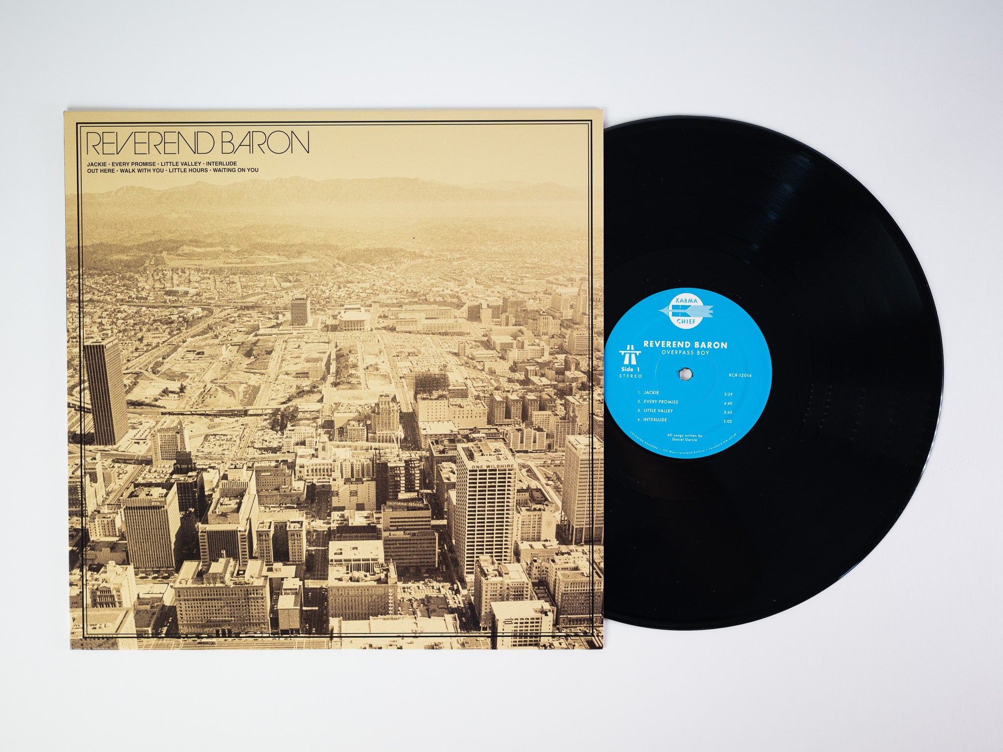 Reverend Baron Overpass Boy vinyl-LP coke clear vinyl