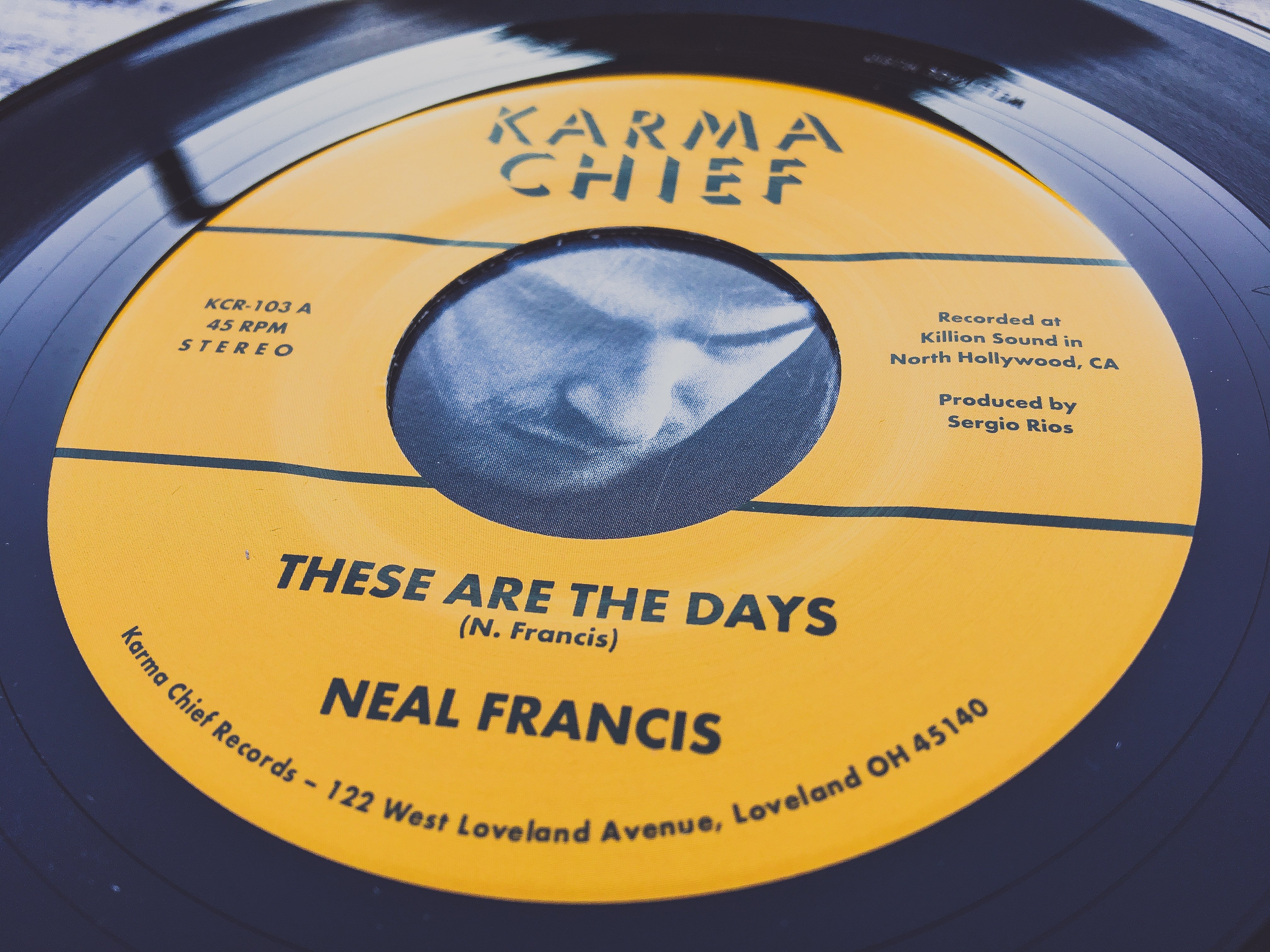 Neal Francis These Are The Days 7-tommer svart vinyl