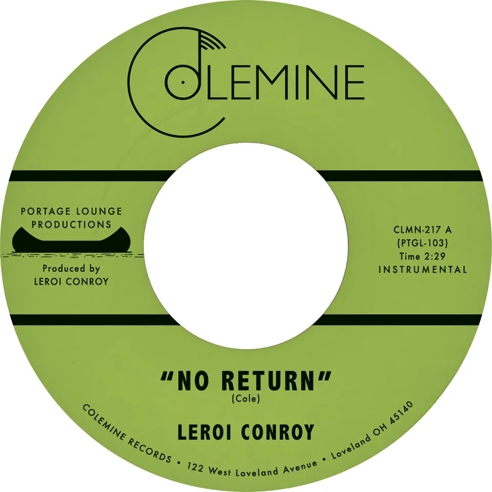 Leroi Conroy No Return vinylsingel 45 farget
